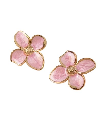 Flores medianas doradas