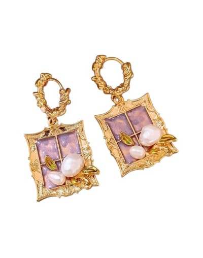 Aretes con piedreria 