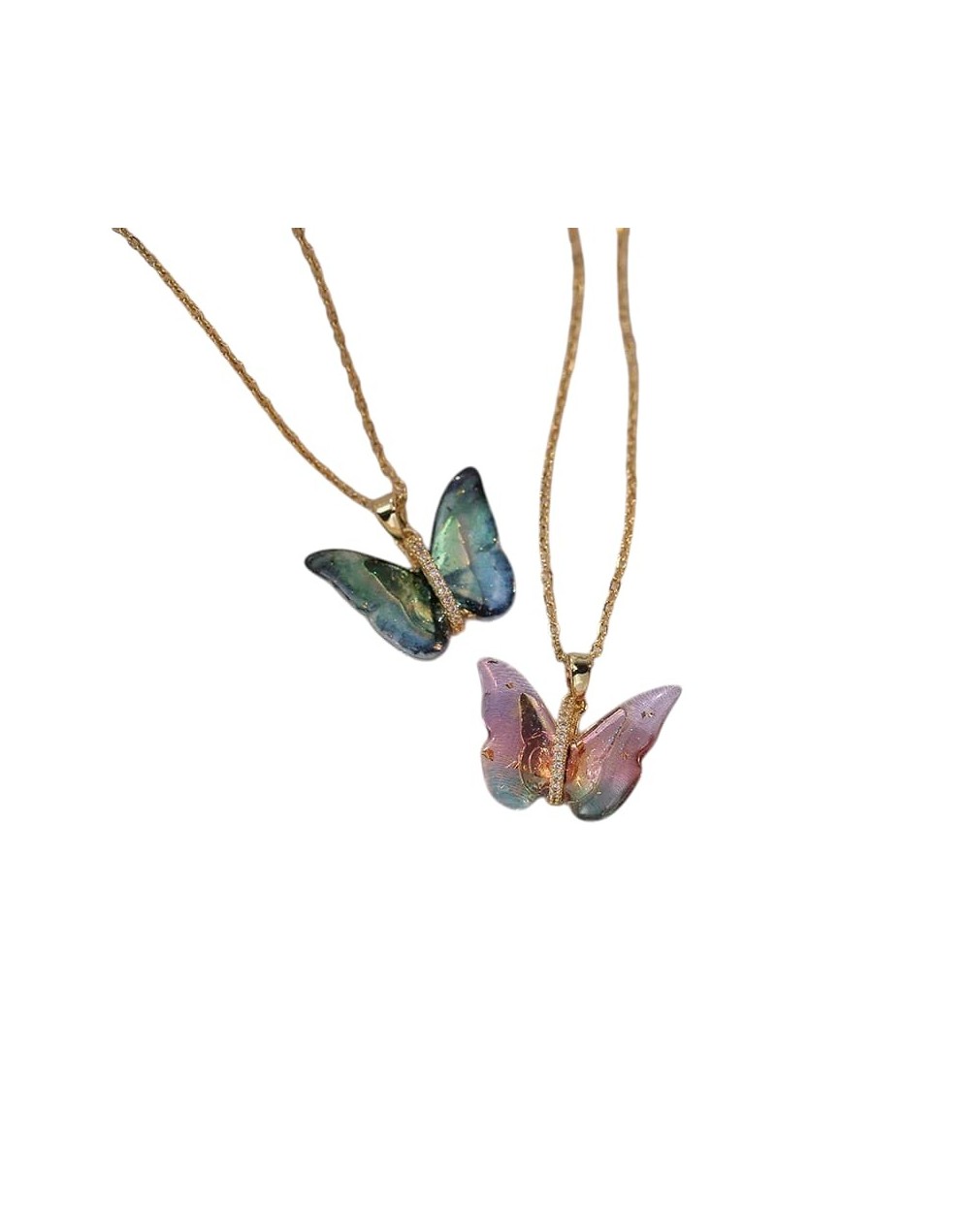 Cadena mariposa realista