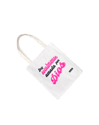 Bolso Tote Bag – 100% Algodón Crudo Referencia: Conmigo estas 