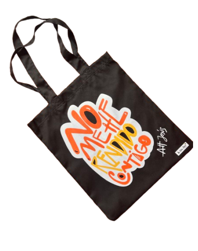 Bolso Tote Bag – 100% Algodón Crudo Referencia: Conmigo estas 