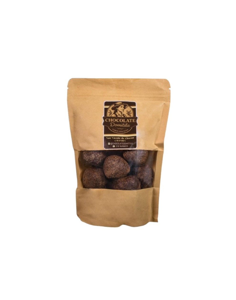  Chocolate DOMITILA 16  tazas -Cacao 100% Puro 