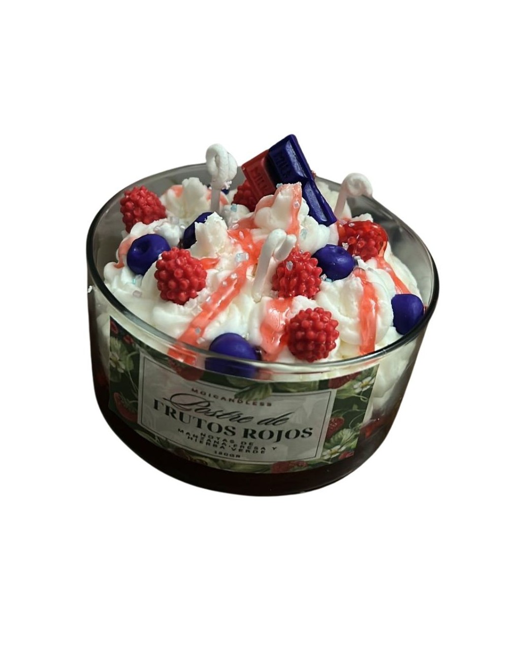 VELA AROMÁTICA POSTRE FRUTOS ROJOS