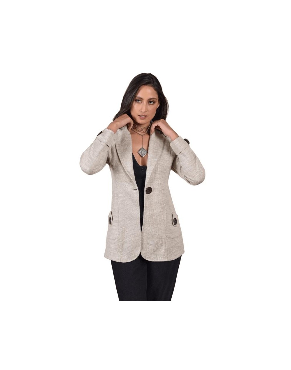 Gaban smoking para dama - Tejidos Tota's