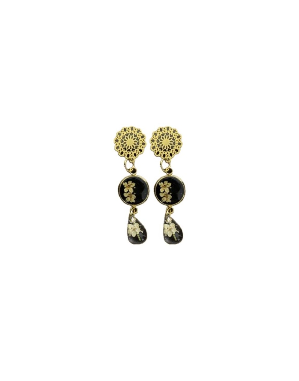 Aretes Flor de Sauco 
