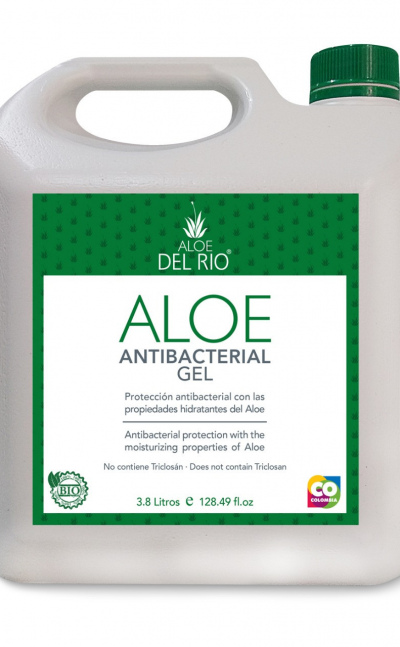 Aloe Antibacterial Gel Galón. 3800ml / 3.8lt