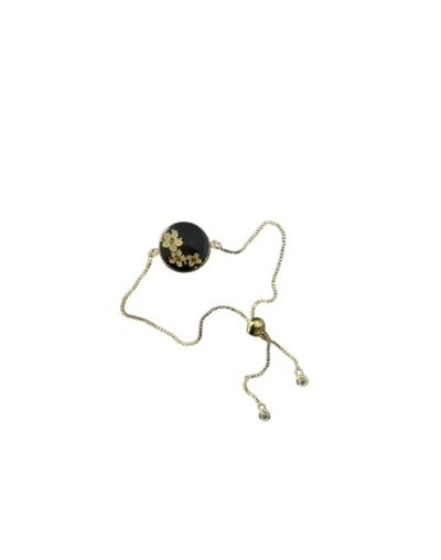 Pulsera flor de Sauco Negra