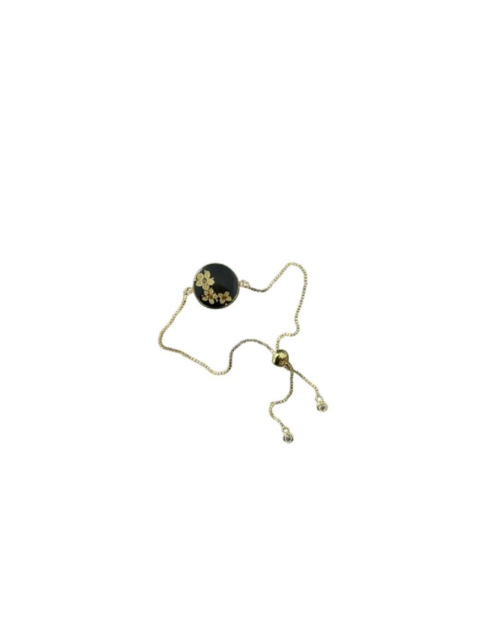 Pulsera flor de Sauco Negra