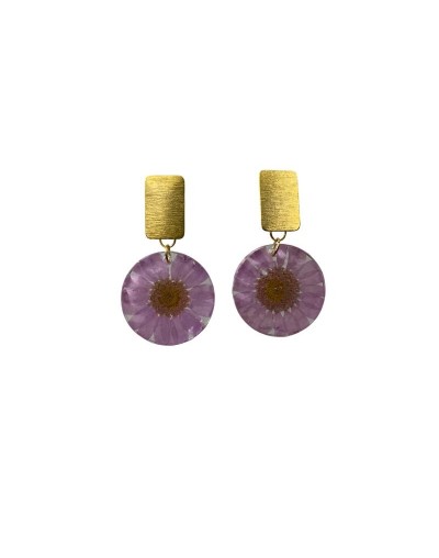 Aretes Margarita Morada