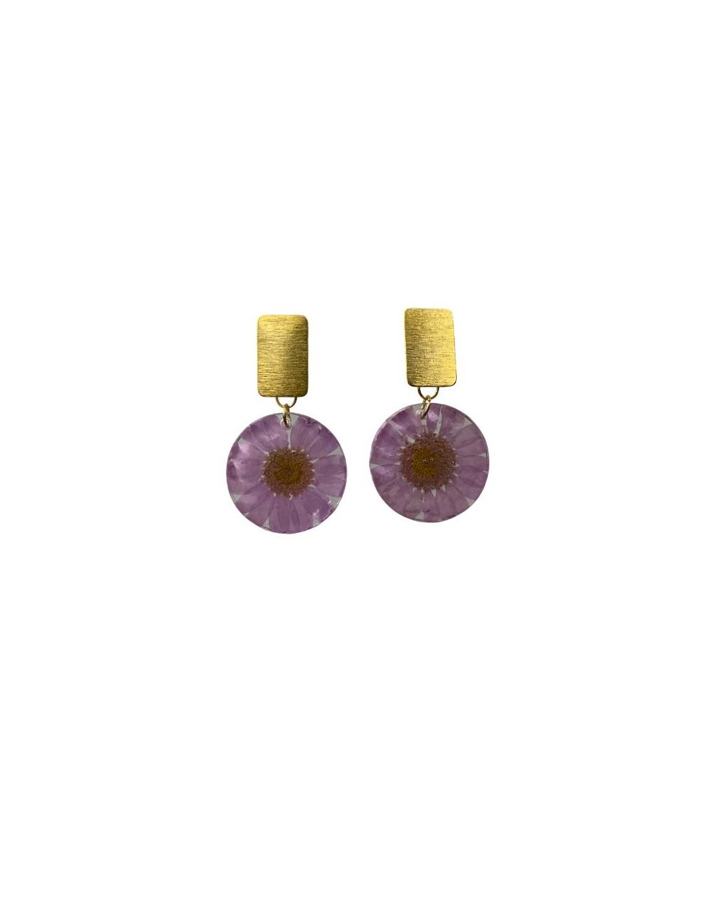 Aretes Margarita Morada