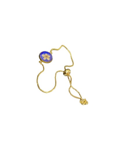 Pulsera Flor de Sauco Azul