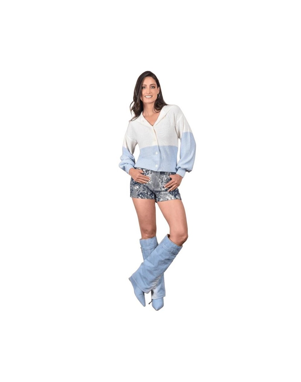 Buzo amatista para dama - Tejidos Tota's