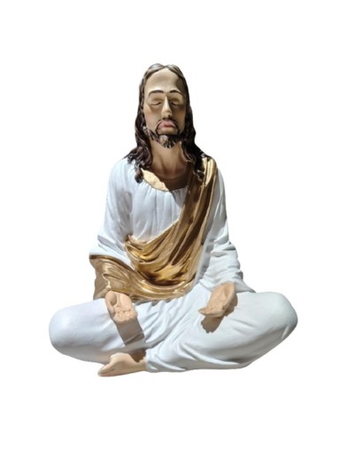 Jesus Meditando Imagen en resina