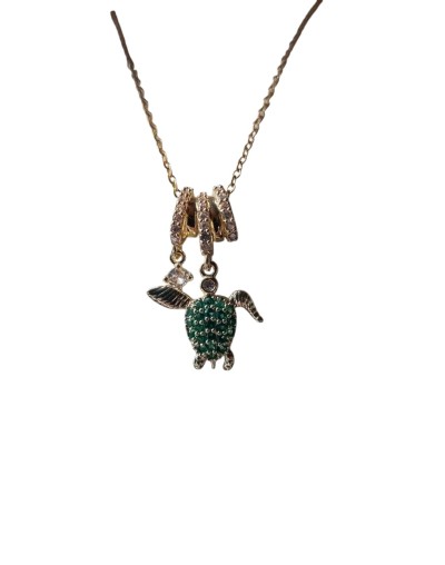 Collar con dijes tortuga