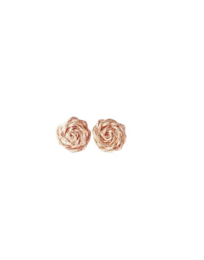 Pendientes Rosas para Luz oro rose