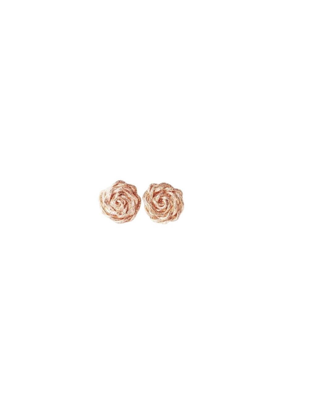 Pendientes Rosas para Luz oro rose