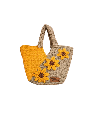 Bolso 3 girasoles 