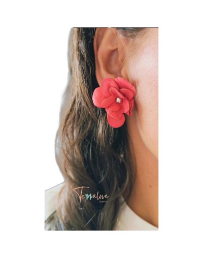 Aretes en forma de flor Rosalias