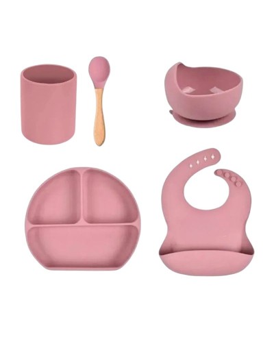 Vajilla de Silicona libre de BPA - Mami Mauss