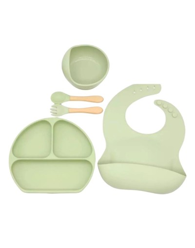 Vajilla de Silicona libre de BPA - Mami Mauss