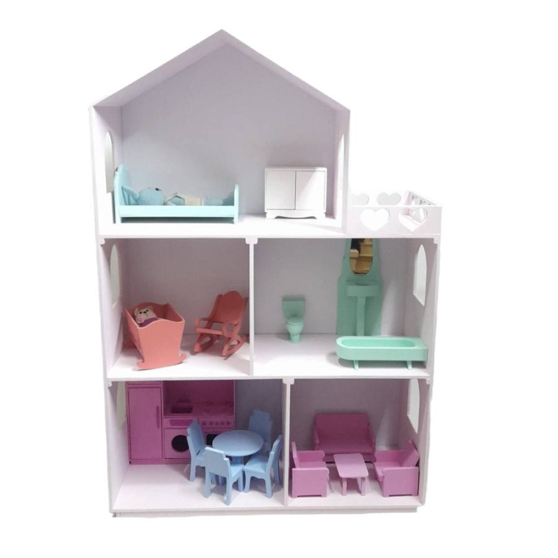 Casa para muñecas tamaño barbie
