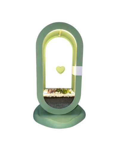 Lámpara Biofílica con experiencia sensorial.