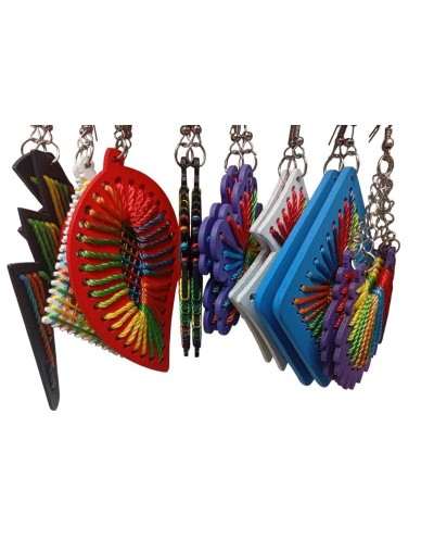 Aretes en madera reciclada 