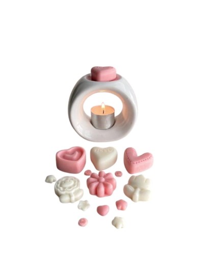 Kit AMORE - Pebetero + wax melts