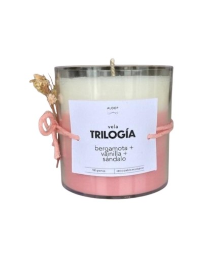 Vela TRILOGÍA CALMANTE - vela en capas