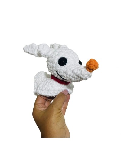 Perro Fantasma en Hilo Afelpado | Inspirado en el Mundo de Jack