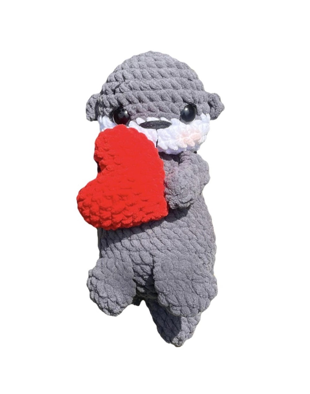 Nutria Tejida con Corazón | Regalo Personalizado