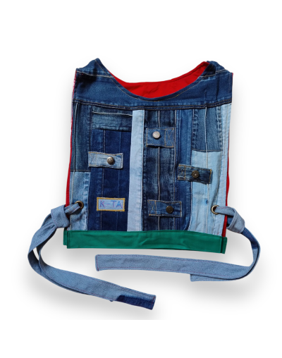 CHALECO ESTRUCTURA DENIM