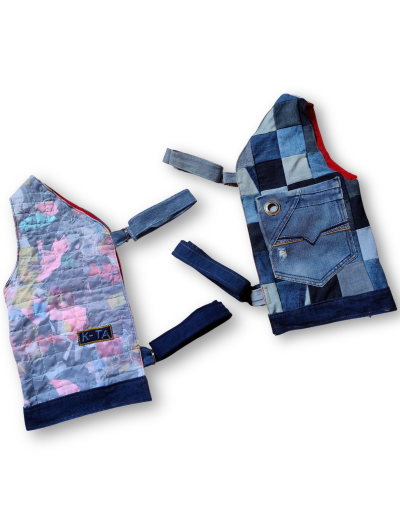 CHALECO MOSAICO TEXTIL