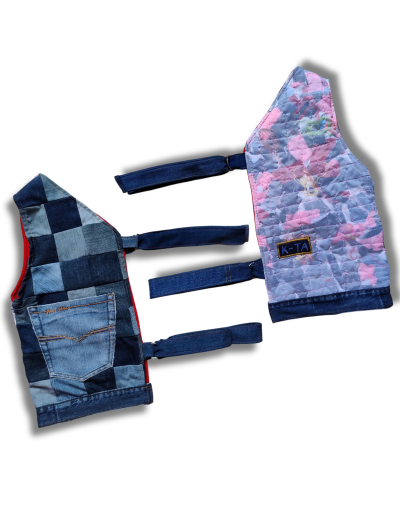 CHALECO MOSAICO TEXTIL