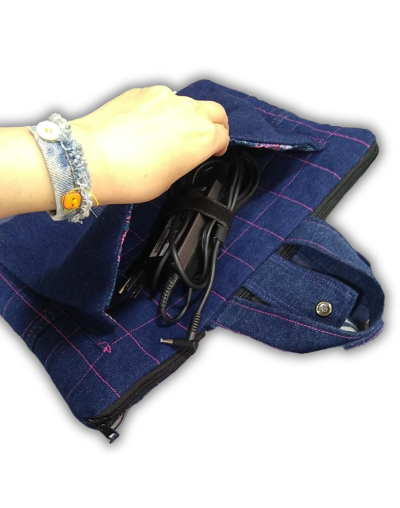 ESTUCHE ACORAZADO DENIM