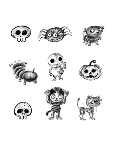 STICKERS DE LA CASA HORRIPILOSA