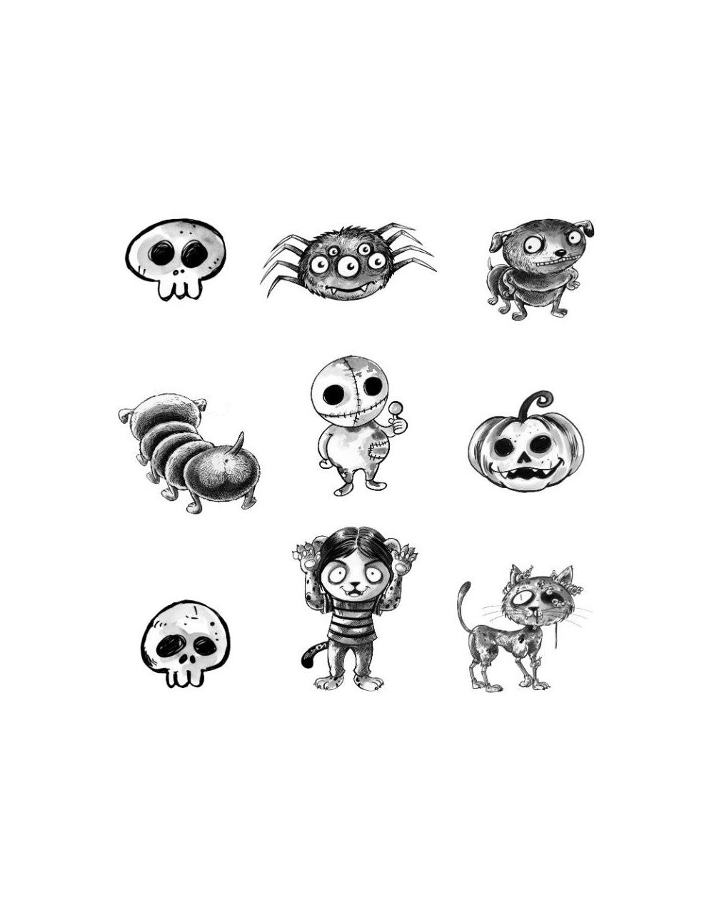 STICKERS DE LA CASA HORRIPILOSA