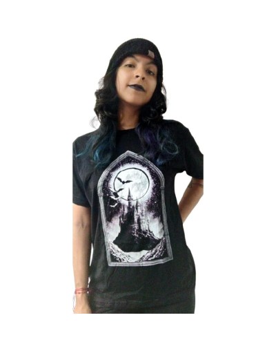 Camiseta castillo drácula