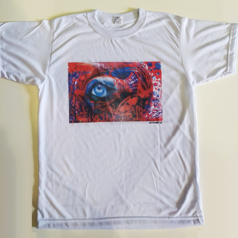 Camiseta artística pez 
