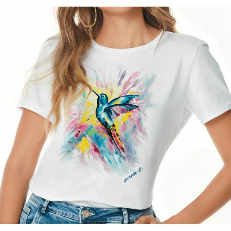 T shirt colibrí 