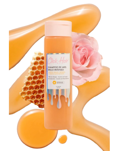 SHAMPOO DE MIEL BRILLO INTENSO -CLICK HAIR