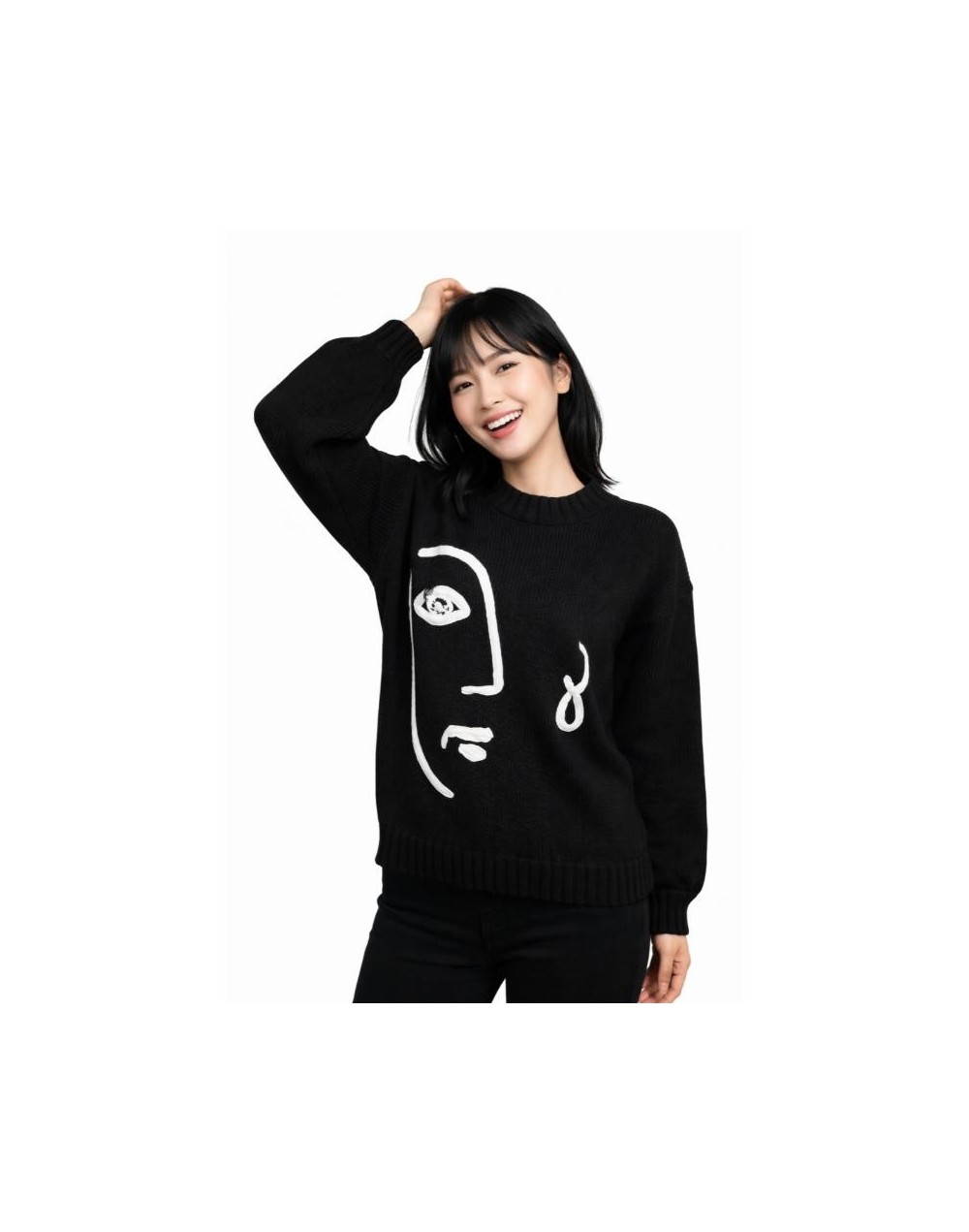 Cardigan Silueta Tejido Mujer | Suéter de Algodón Artesanal | Tejidos Alcor