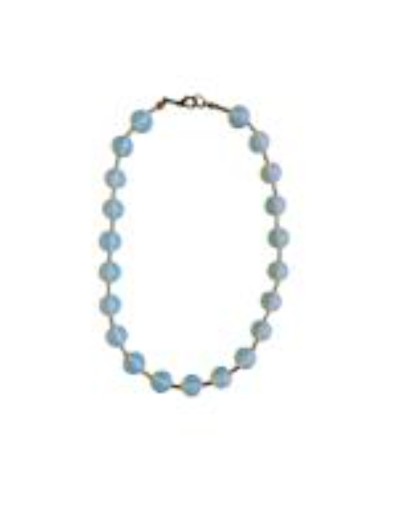 Collar Gargantilla Esferas de Opalina 