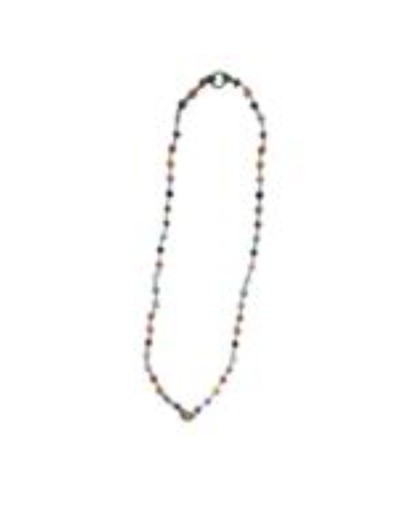 Collar Largo Multicolor De Cristales Murano Y Mostacillas 80 Cm