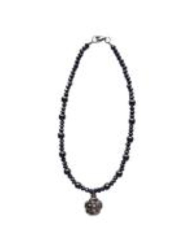 Collar De Acerina Brillante En Grises 49.1cm 
