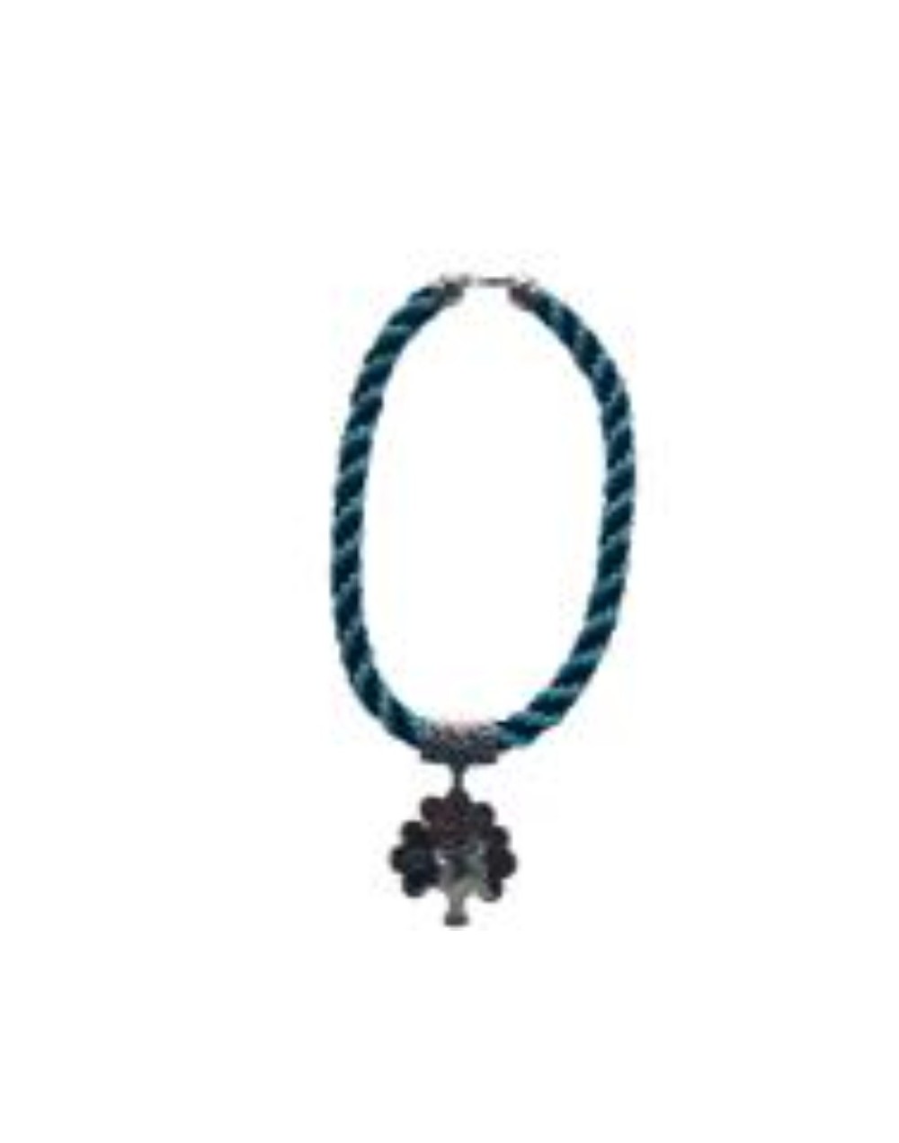 Collar Kumihimo Cordón Tejido Artesanal Con Dije