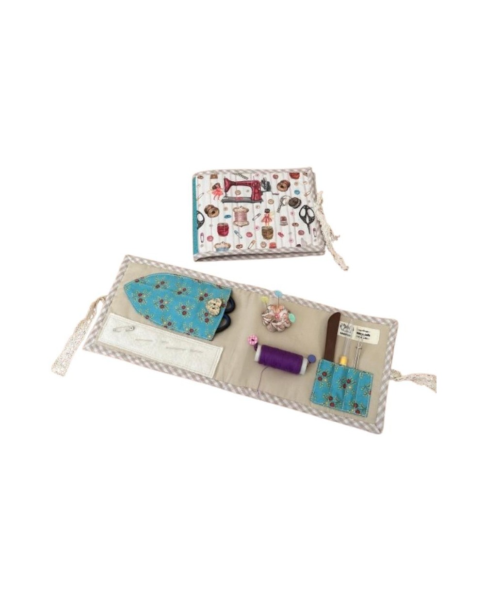 Mini Costurero de Viaje o libro de costura