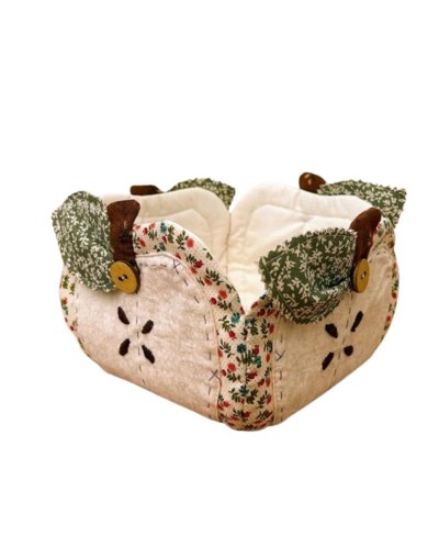 Cesta Decorativa en forma de manzana