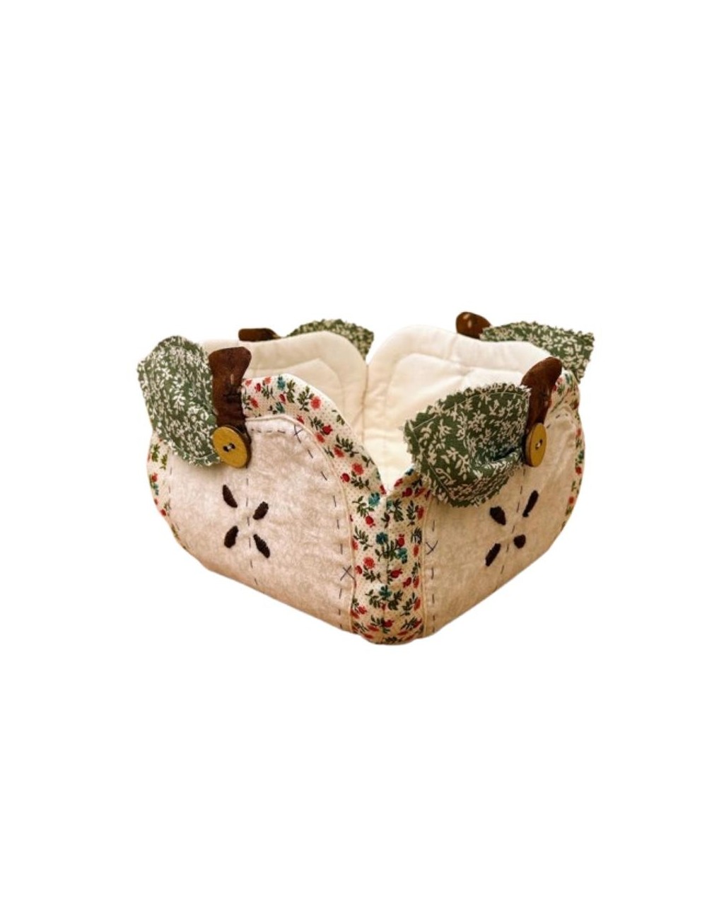 Cesta Decorativa en forma de manzana