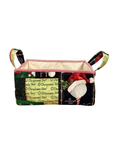 Cesta Navideña rectangular 